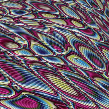 Fraktal kompleks - Mandelbrot set detayları, yaratıcı tasarım için dijital sanat eserleri