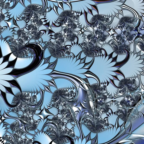 Complejo Fractal Mandelbrot Set Detail Obra Arte Digital Para Diseño — Foto de Stock