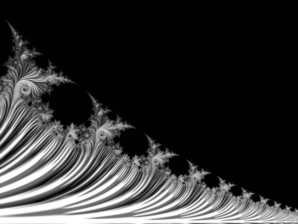 Fractal Complex Mandelbrot Set Detailed Digital Artwork Creative Design — стокове фото