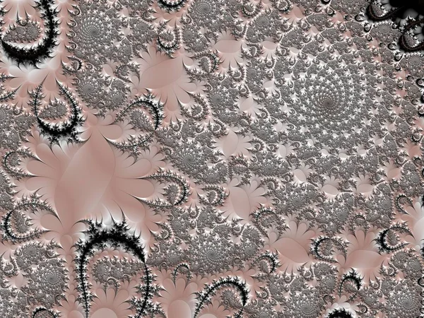 Complexe Fractal Mandelbrot Set Detail Illustration Numérique Pour Design Créatif — Photo