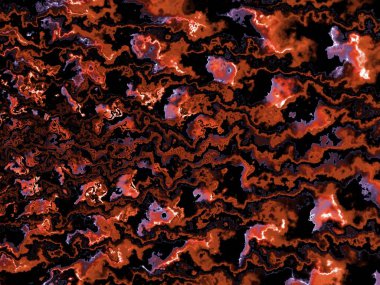 Fraktal kompleks kırmızı - Mandelbrot set detayları, yaratıcı grafik için dijital sanat çalışması 