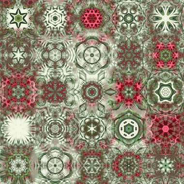 Fraktal kompleks renk desenleri - Mandelbrot set detayları, yaratıcı grafik için dijital sanat eserleri 