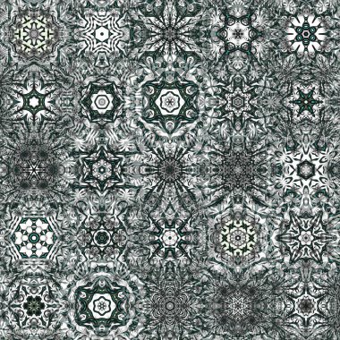 Fraktal kompleks renk desenleri - Mandelbrot set detayları, yaratıcı grafik için dijital sanat eserleri 