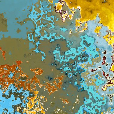 Fraktal kompleks renk desenleri - Mandelbrot set detayları, yaratıcı grafik için dijital sanat eserleri 