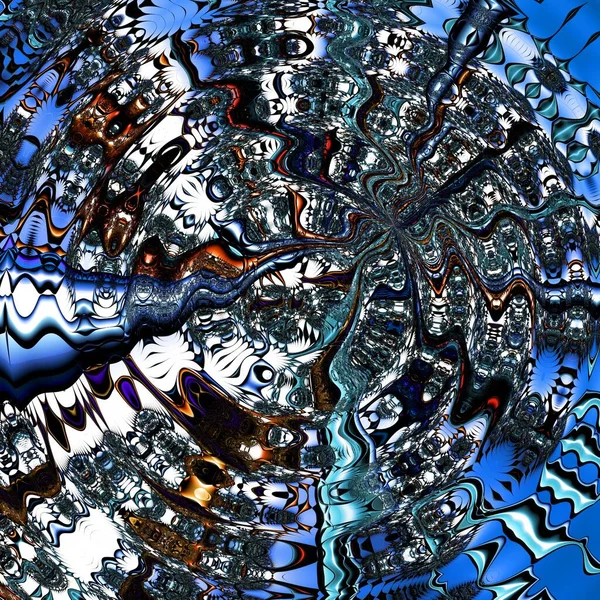 Fraktale Komplexe Farbmuster Mandelbrot Set Detail Digitale Kunstwerke Für Kreative — Stockfoto