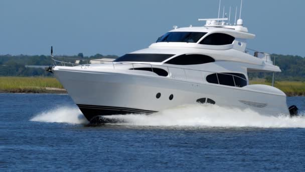 Croisière Yacht Luxe Long Rivière Augustine Floride — Video