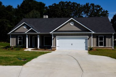 Winder, Georgia, ABD 'de yeni ev inşaatı.