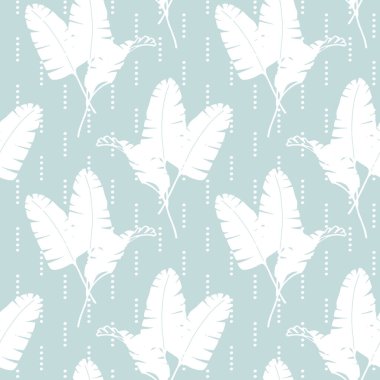 Palmiye yaprakları pürüzsüz. El çizimi dijital model. Tropik yapraklar. Egzotik çizimler.