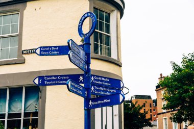 Llandudno Kuzey Galler Birleşik Krallığı ve İngiliz çokdilli işareti, Llandudno, Galler