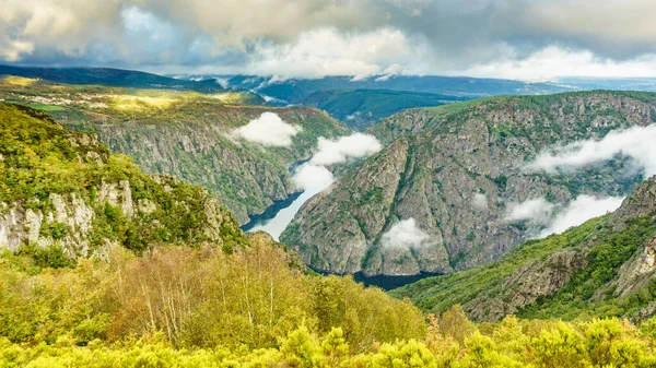 Mountain Landscape River Sil Canyon Parada Sil Galicia Spain View — Stockfoto
