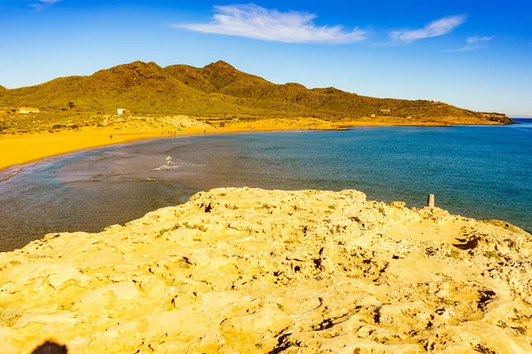 Landschaft Der Mittelmeerküste Berg Und Strandküste Der Region Murcia Regionalpark — Stockfoto