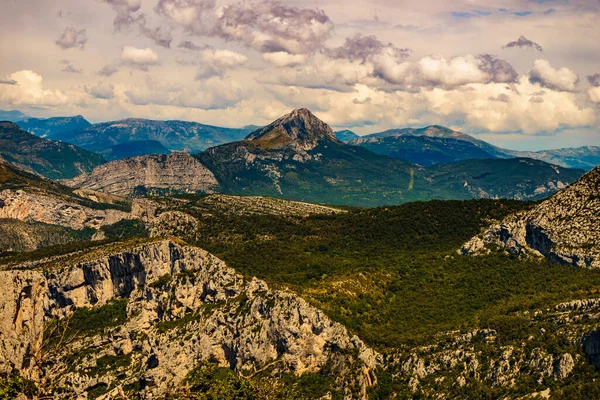 Verdon Gorge Provence France Mountain Landscape View Belvedere Dent Aire — Stock Photo, Image