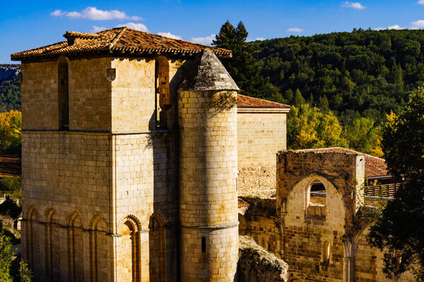 Monastery of San Pedro de Arlanza, Benedictine monastery in province Burgos, Castilla y Leon in Spain.