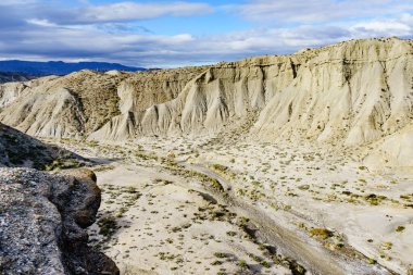Almerya, İspanya 'da Tabernas Çölü vahşi ve çorak bir yer. Spagetti western için film konumu ayarlandı..