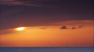 Denizde gün batımı