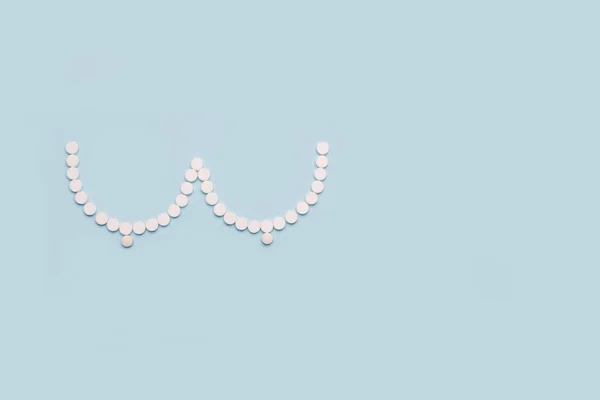 Contraceptif Oral Concept Médical Barrière Des Pilules Empêche Pénétration Sperme — Photo