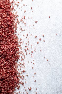 Homemade wine flavored salt. Condiment to aromatize and season food. Texture of wine infused sea salt