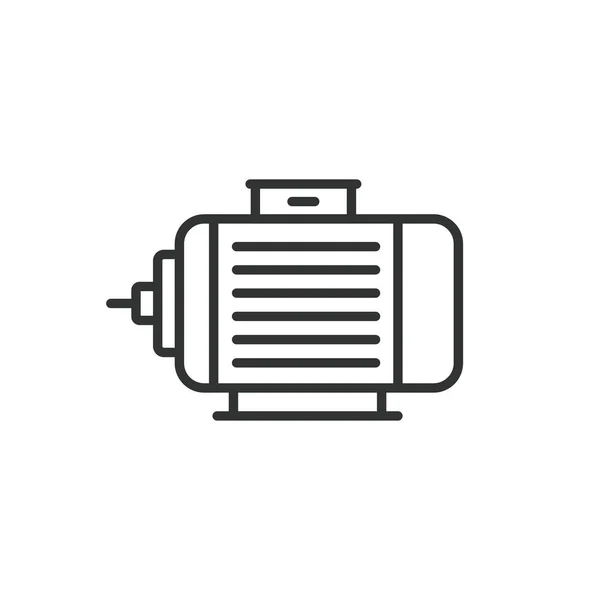 Значок Линии Электромотора Редактируемый Удар Векторная Иллюстрация — стоковый вектор