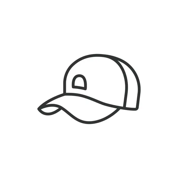 Kapselns Utformning Baseball Hatt Huvudbonader Sport Hatt Vektor Illustrationer Cap — Stock vektor