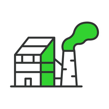 Küçük bitki, fabrika, sıra dizaynlı, yeşil. Fabrika, Fabrika, Küçük, Endüstriyel, Üretim, Üretim, Üretim, Tesis beyaz arka plan vektörü Küçük fabrika düzenlenebilir vuruş ikonu