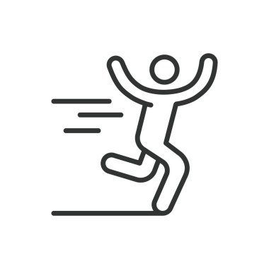 Özgürlük, sıra dizaynında. Özgürlük, özgürlük, bağımsızlık, özgür ruh, özerklik, kendi kaderini tayin, beyaz arka plan vektöründe açık gökyüzü. Özgürlük düzenlenebilir vuruş simgesi