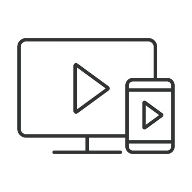 Ekran Aynası, sıra dizaynı. Oyuncular, ekran paylaşımı, görüntüleme, kablosuz görüntü, akıllı görünüm, beyaz arkaplan vektöründeki ekran projeksiyonu. Ekran Aynası Değiştirilebilir Vuruş simgesi.