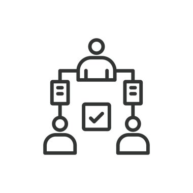 Performans İncelemesi, sıra dizaynında. Performans denetimi, değerlendirme, geri bildirim, değerlendirme, değerlendirme, performans ölçümleri, beyaz arka plan vektörü üzerinde çalışan incelemesi. Performans İncelemesi Düzenlenebilir Vuruş