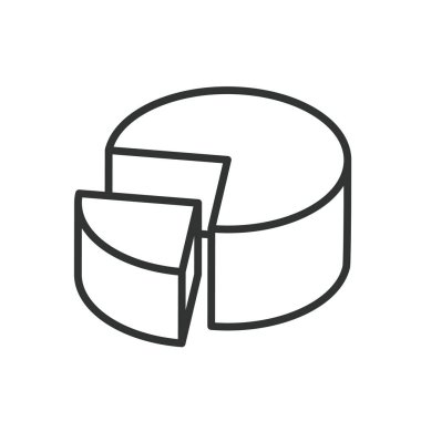 Pasta grafiği iki bölüm, satır dizaynı simgesi. Turta, grafik, iki, bölümler, bölüm, veri, beyaz arka plan vektörü analizi. Pasta grafiği iki bölüm düzenlenebilir vuruş simgesi