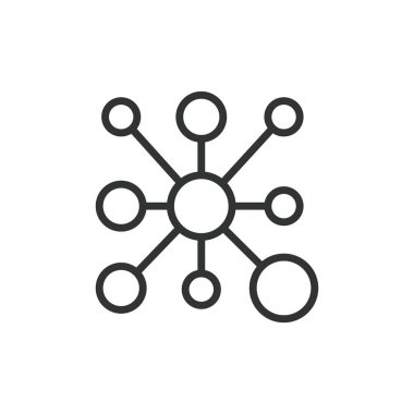 İnternet kapsama ağı, satır tasarımı simgesi. İnternet, kapsama alanı, ağ, bağlantı, sinyal, yönlendirici, beyaz arkaplan vektöründeki kablosuz ağ. İnternet kapsamı ağ düzenlenebilir vuruş simgesi