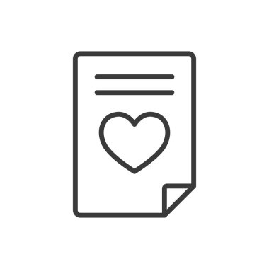 Hayırseverlik belgesi tasarımı. Bağış, belge, kağıt, destek, bağış, kalp, organizasyon beyaz arka plan vektörü. Charity belgesi düzenlenebilir vuruş simgesi