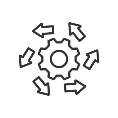 Güncelleme, satır tasarımı simgesi. Güncelle, güncelle, yazılım, tazele, sistem, yama, beyaz arkaplan vektörüne yükle Düzenlenebilir vuruş simgesini güncelle
