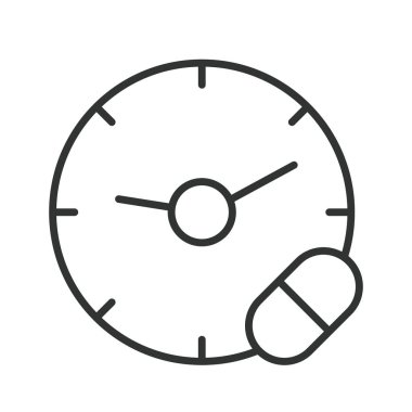 Uyuşturucu, çizgi tasarımı ikonu. Doz, ilaç, ölçüm, şırınga, hap, enjeksiyon, beyaz arkaplan vektörü üzerinde tedavi Düzenlenebilir vuruş simgesi