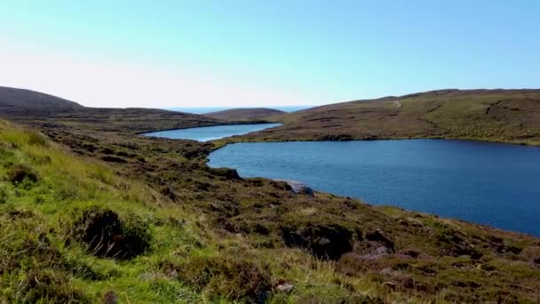 Hermosa Mina Lough Arranmore Condado Donegal República Irlanda — Vídeo de stock