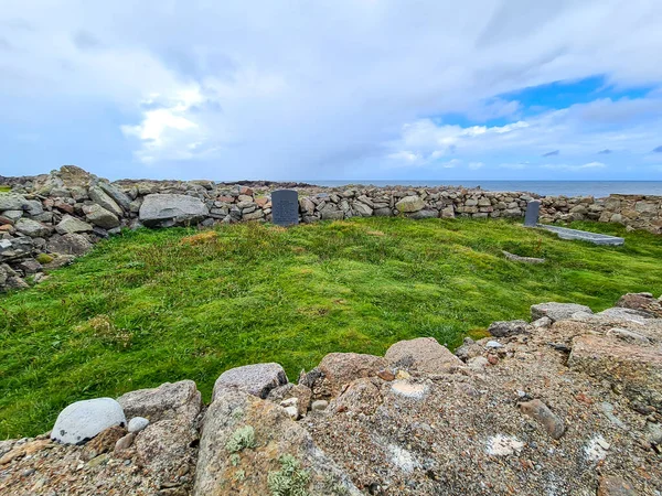 Hřbitov Cizinců Blízkosti Majáku Ostrově Tory Hrabství Donegal Irská Republika — Stock fotografie