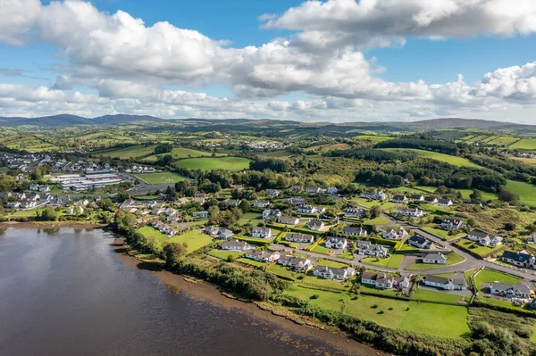 Luchtfoto Van Donegal Town County Donegal Ierland — Stockfoto