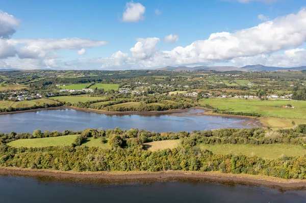 Luchtfoto Van Ballyboyle Island Bij Donegal Town County Donegal Ierland — Stockfoto