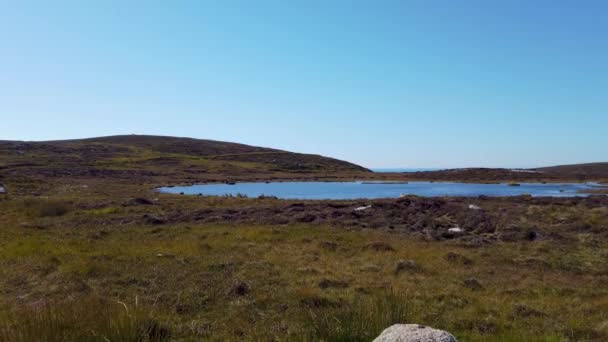 Lough Muc Yang Indah Arranmore County Donegal Republik Irlandia — Stok Video