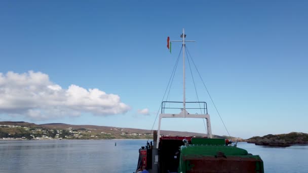 Arranmore County Donegal Irlande Août 2022 Ferry Rouge Arranmore Entre — Video