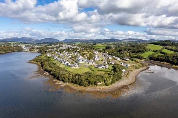 爱尔兰Donegal县Donegal镇的空中景观 — 图库照片