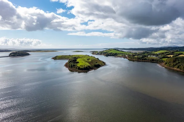Donegal Town County Donegal Rlanda Daki Ballyboyle Adası Nın Hava — Stok fotoğraf