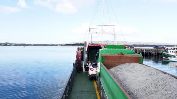 Arranmore County Donegal Irlande Août 2022 Ferry Rouge Arranmore Entre — Video
