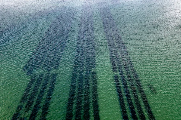 Donegal Ireland县Ardara忠实者农场的空中景观 — 图库照片