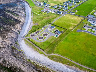 ENNISCRONE, COUNTY SLIGO, IRELAND - AUGUST 01 2022 : This plant cleans the water of Enniscrone.