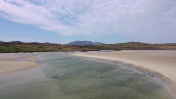 Donegal Ardara Ile Portnoo Arasındaki Sheskinmore Doğa Koruma Alanı Ndaki — Stok video