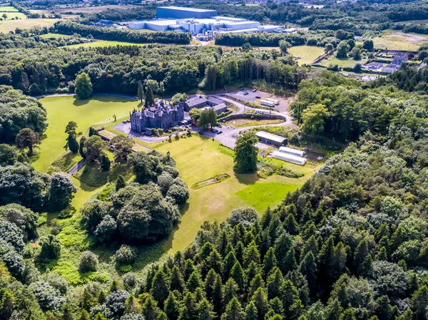 Aerial Belleek Castle Ballina Contea Mayo Repubblica Irlanda — Foto Stock