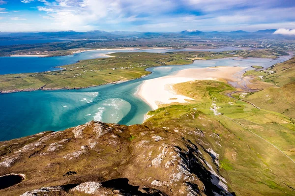 Aerial View Maghera Ardara Slieve Tooey County Donegal Ireland — Stock Photo, Image