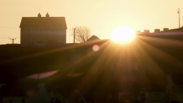 Pôr Sol Portnoo Condado Donegal Irlanda — Vídeo de Stock