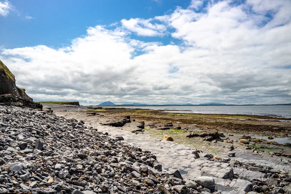 Viharos Strand Carrowhubbuck North Carrownedin Közelében Inishcrone Enniscrone Megye Sligo — Stock Fotó