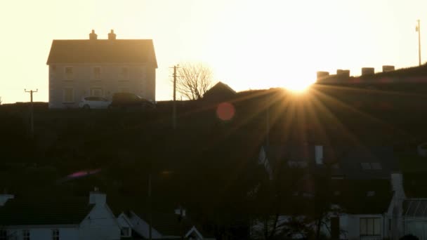 Pôr Sol Portnoo Condado Donegal Irlanda — Vídeo de Stock
