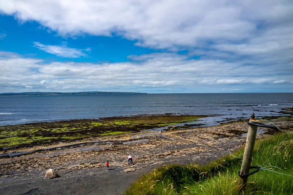 Storm Beach Carrowhubbuck North Carrownedin Nära Inishcrone Enniscrone County Sligo — Stockfoto
